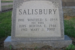 Winfield S. Salisbury, Bertha E. Salisbury, Mary J. Salisbury
